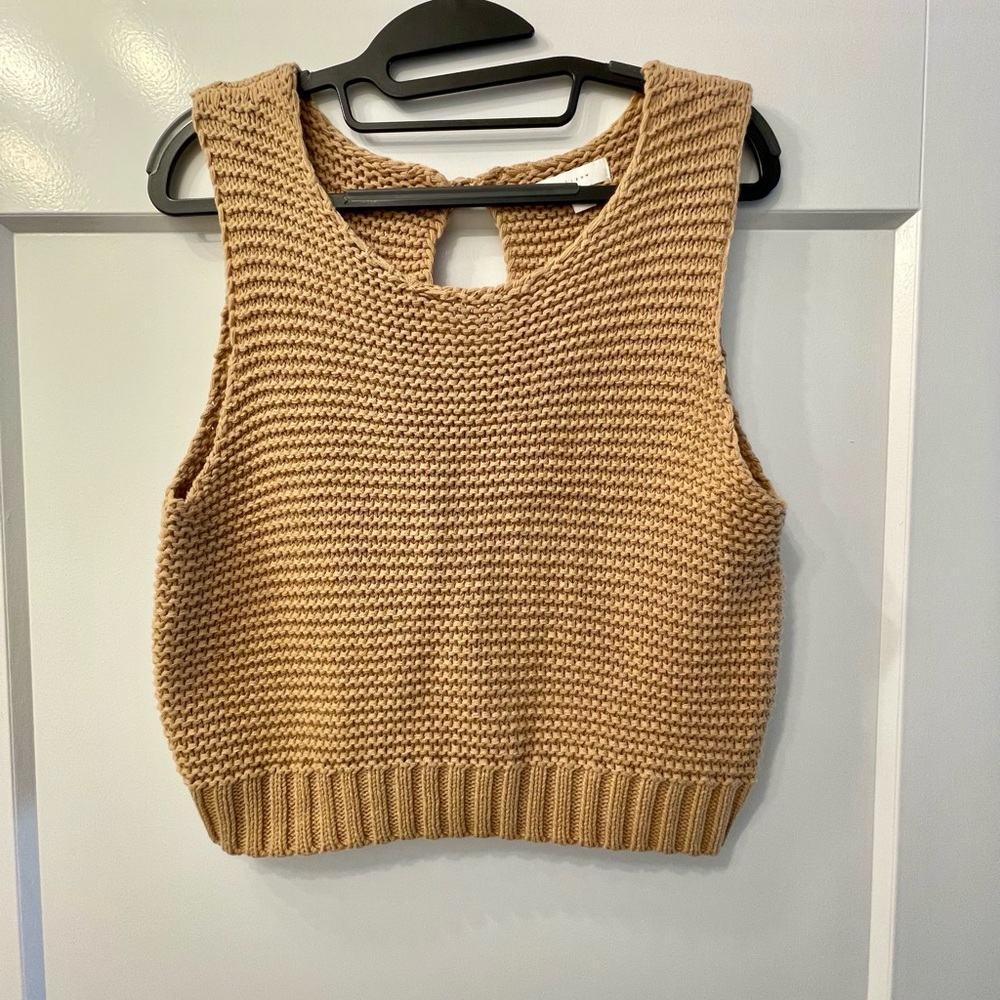 All:Row cropped sweater, size small